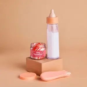 Coffret repas petit pot et biberon magiques pour poupée Sucre d'orge