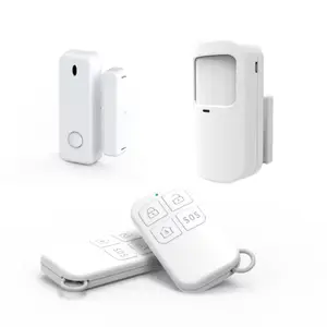 Caméra de surveillance 2-en-1 ultra HD 4mp, alarme et sirène intégrée blanche
