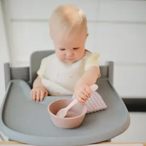 Bol à ventouse en silicone Blush