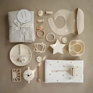 Assiette à compartiments en silicone avec ventouse Ivory