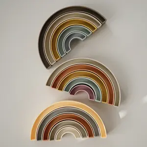 Jouet à empiler Arc-en-ciel Sol