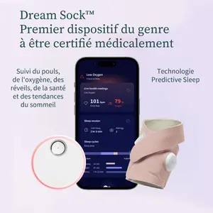 Chaussette connectée Dream Sock mint (0-18 mois)