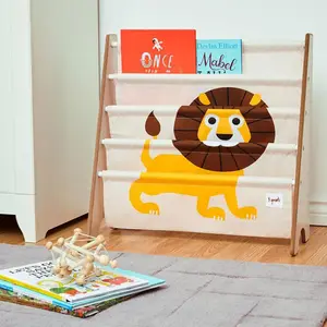 Bibliothèque en tissu Lion
