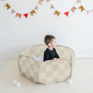 Piscine à balle Damier Beige