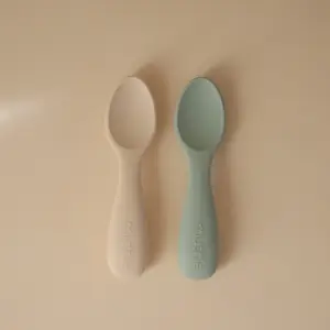 Lot de 2 cuillères bébé Blue-Shifting sand