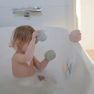 Lot de 4 jouets de bain Cupcake Mix and Max