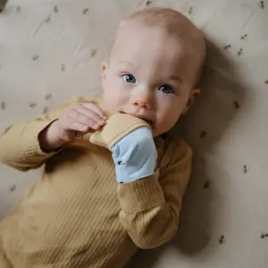 Mitaine de dentition Sunshine-Baby Blue