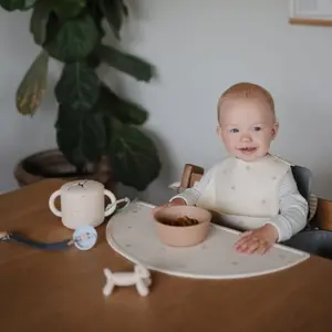Bavoir à poche en silicone Pretzel