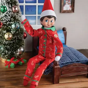 Pyjama en satin pour lutin de Noël