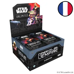 Boîte de 24 Boosters Cendres de l'Empire - Star Wars Unlimited FR