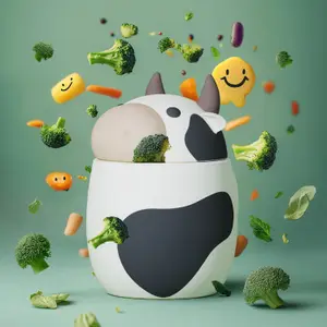 Boîte repas isotherme Bestie Vache (600 ml)