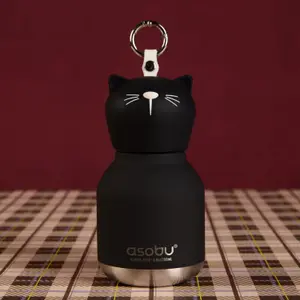 Mini gourde isotherme Bestie Chat noir (200 ml)