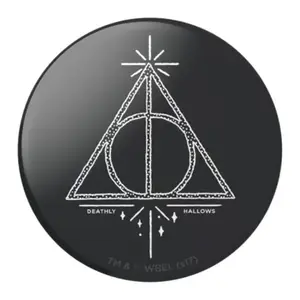PopSockets Grip Deathly Hallows black/white