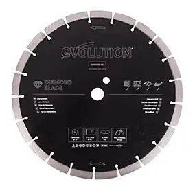 Lame diamant de scie circulaire pour matériaux durs Evolution ø305 mm