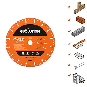 Lame diamant de scie circulaire multi-matériaux Evolution ø230 mm