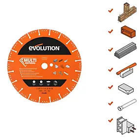 Lame diamant de scie circulaire Evolution ø305 mm