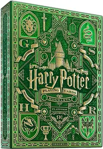 Jeu de 54 Cartes Harry Potter Vert Serpentard - Theory11