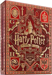 Jeu de 54 Cartes Harry Potter Rouge Gryffondor - Theory11