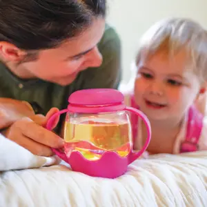 Mini jarre sensorielle rose