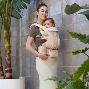 Porte-bébé Omni Deluxe Mesh Natural Beige