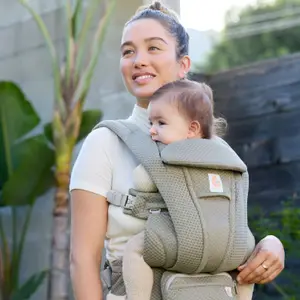 Porte-bébé Omni Deluxe Mesh Soft Olive