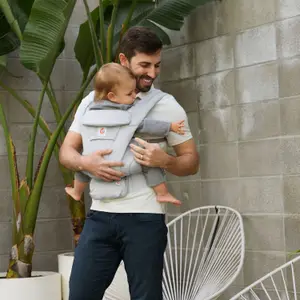 Porte-bébé Omni Deluxe Coton Pearl Grey