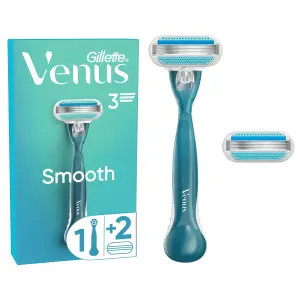 GILLETTE Venus Smooth rasoir 1 rasoir + 2 recharges 3 lames