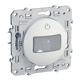 Interrupteur détecteur de présence et de mouvement Schneider Electric Odace blanc