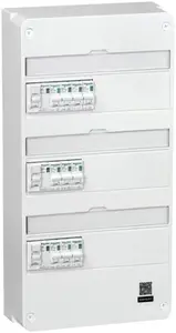Tableau monté câblé 3 rangées 39 modules T3/T4/T5