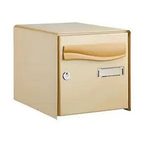 Boîte aux lettres 1 porte Lys Beige acier résistante à la rouille
