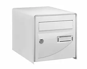 Boîte aux lettres simple face Decayeux Probat blanc