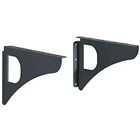 Equerre pour boîte aux lettres Decayeux Gris Ral 7015, lot de 2