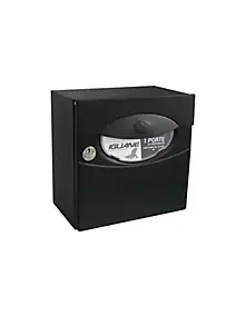 Boîte aux lettres demi profondeur Decayeux Iguane Noir Ral 9005