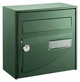 Boîte aux lettres simple face compacte Decayeux Probat vert