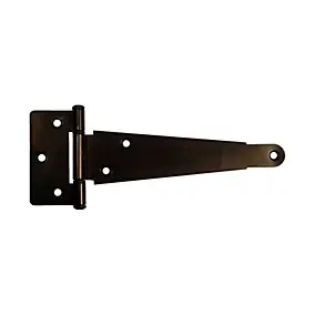 Penture noire en acier avec charnière L.50 cm Afbat
