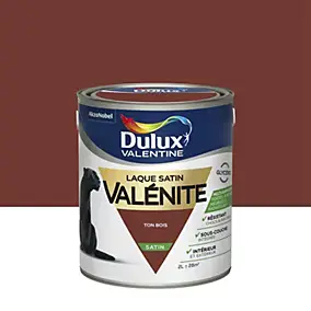 Laque glycéro ton bois satin Dulux Valentine Valénite 2 L