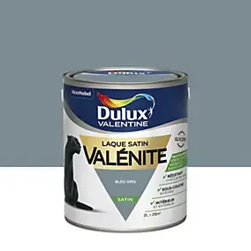 Laque glycéro bleu gris satin Dulux Valentine Valénite 2 L