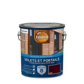 Lasure bois extérieur volets et portails noyer satin Xyladecor 5 L