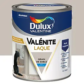 Laque acrylique blanc grain de sable mat velouté Dulux Valentine Valénite 2 L