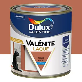 Laque acrylique bronze terre cuite mat velouté Dulux Valentine Valénite 0.5 L