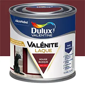 Laque acrylique rouge basque brillant Dulux Valentine Valénite 125 ml