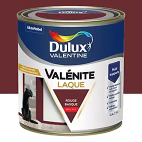 Laque acrylique rouge basque brillant Dulux Valentine Valénite 0.5 L