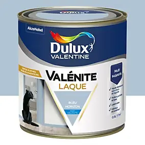Laque acrylique bleu horizon mat velouté Dulux Valentine Valénite 0.5 L