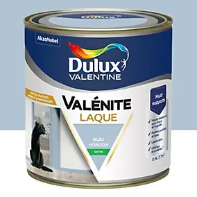 Laque acrylique bleu horizon satin Dulux Valentine Valénite 0.5 L
