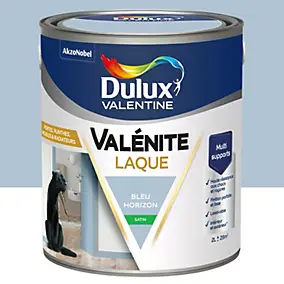 Laque acrylique bleu horizon satin Dulux Valentine Valénite 2 L