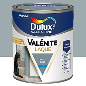 Laque acrylique bleu gris mat velouté Dulux Valentine Valénite 2 L