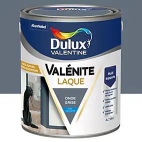 Laque acrylique bleu onde grise mat velouté Dulux Valentine Valénite 2 L