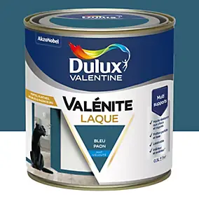 Laque acrylique bleu paon mat velouté Dulux Valentine Valénite 0.5 L
