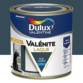 Laque acrylique bleu comète mat velouté Dulux Valentine Valénite 0.5 L