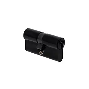 Cylindre de Serrure 30X30 mm finition PVD noir Vachette V5 3 clés
